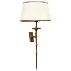 sale Gilt Bronze Sconce in the style of Felix Agostini